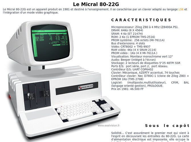 Micral N project and Micral 80-22 - Hardware - Retro Computing